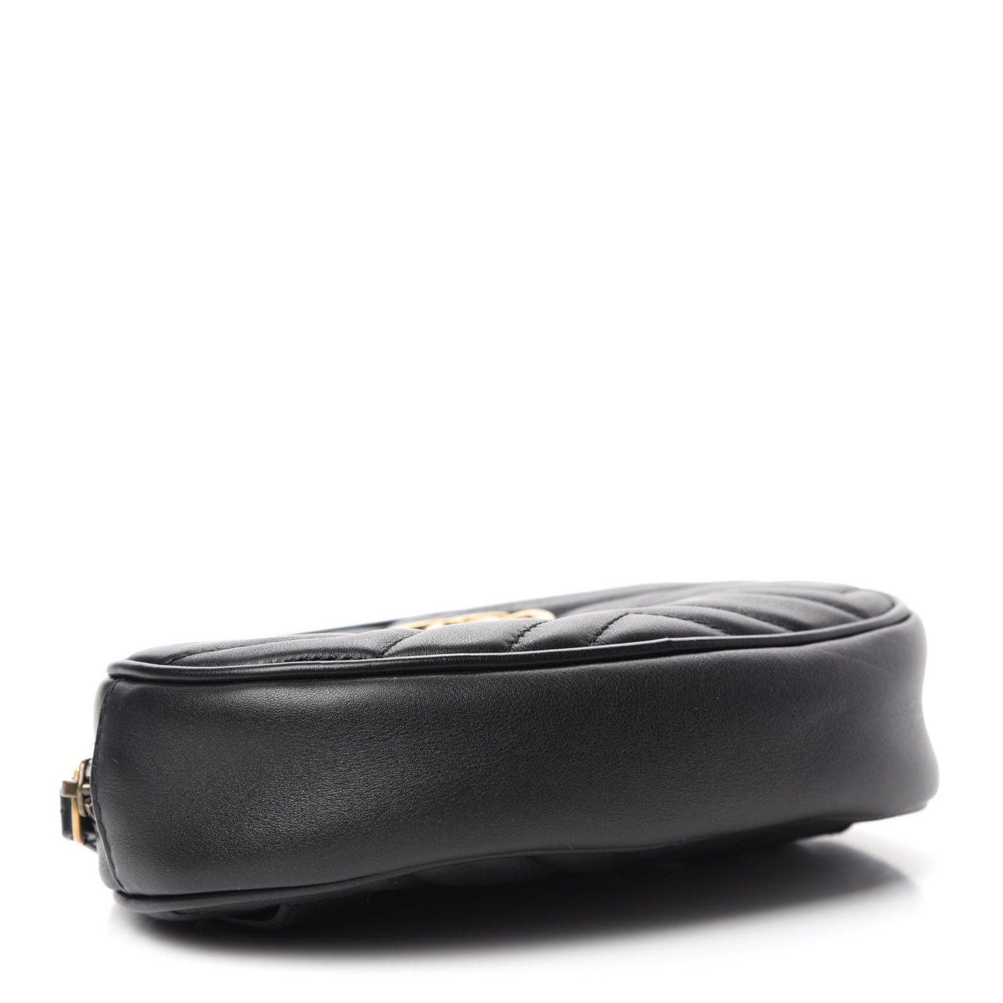Calfskin Matelasse GG Marmont Belt Bag 75 30 Black