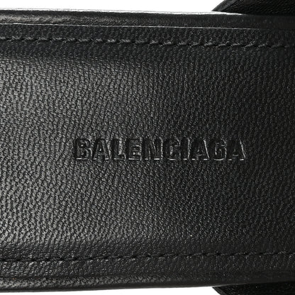 Balenciaga Calfskin Double Square Flat 60mm Sandals 39 Black 8 of 10