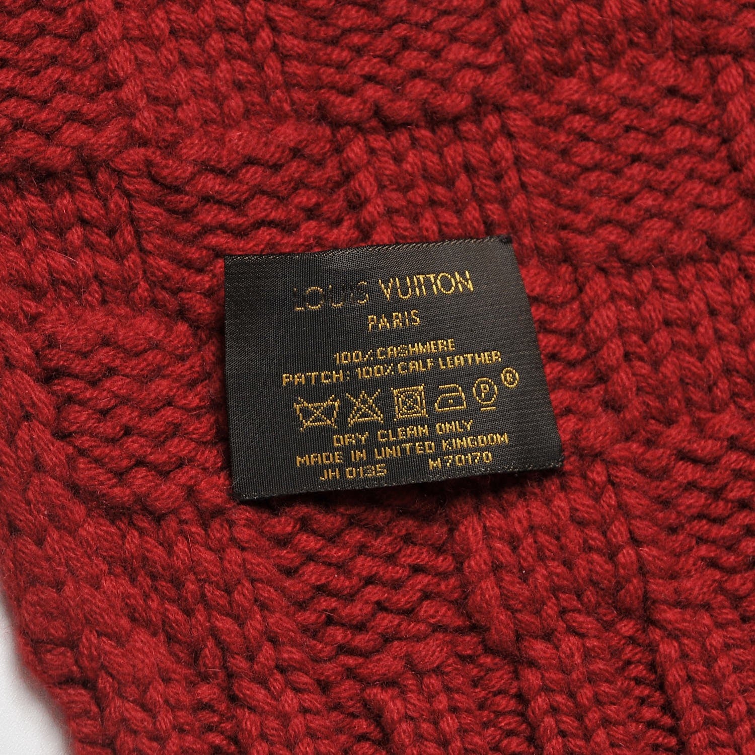 Louis Vuitton Cashmere Damier Helsinki Scarf 5 of 5