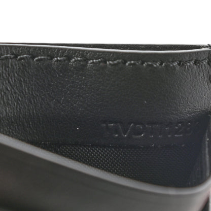 Burberry Vintage Check Calfskin Card Case Black 7 of 7