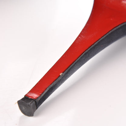 Christian Louboutin Crepe Satin Turbella 120 Platform Peep Toe Pumps 40 Black 11 of 12