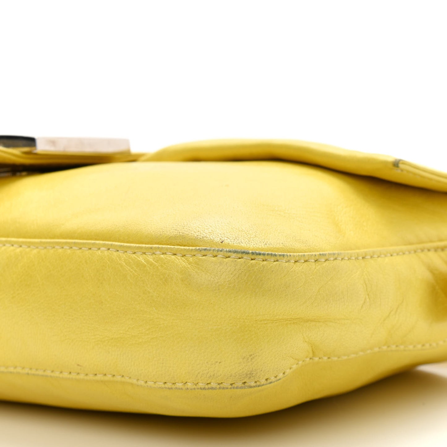 Calfskin Baguette Yellow