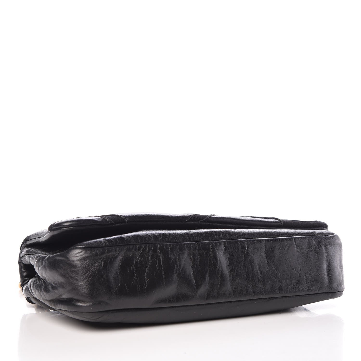 Chanel Lambskin Jersey Scales Flap Black 4 of 7