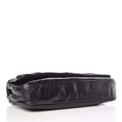 Chanel Lambskin Jersey Scales Flap Black 4 of 7