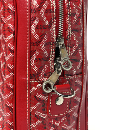 Goyard Goyardine Ambassade MM Briefcase Red 9 of 12