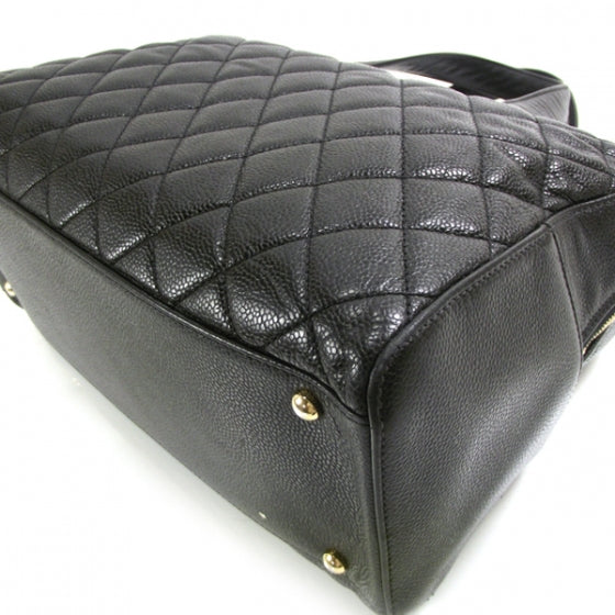 Chanel Caviar Quilted Bowler Tote 5 of 11