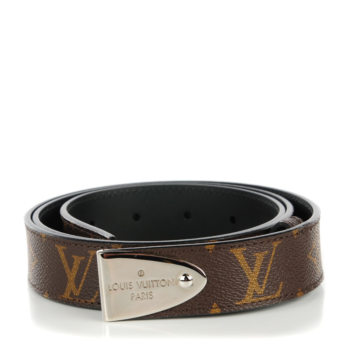 Monogram Macassar Hinge Belt 95 38