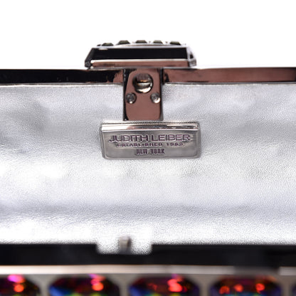 Judith Leiber Crystal Radiant Clutch Oilslick 6 of 10
