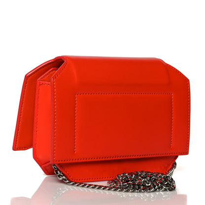Givenchy Calfskin Bow Cut Chain Wallet Orange Fluo 3 of 11