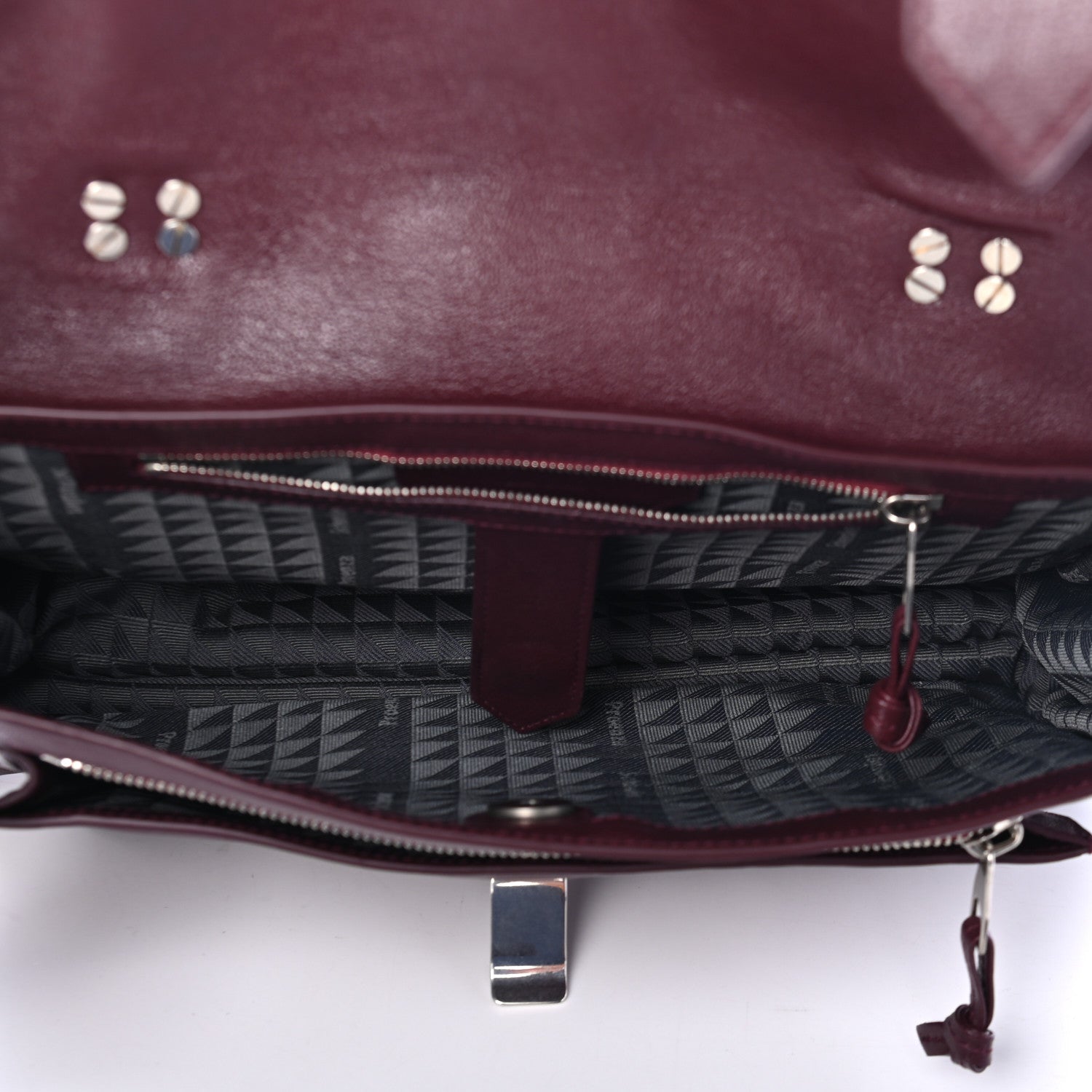Proenza Schouler Lambskin Medium PS1 Satchel Oxblood 4 of 4