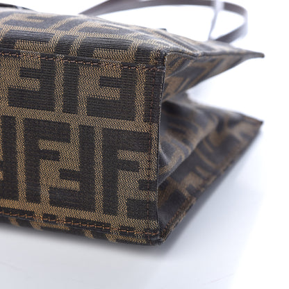Fendi Zucca Small Shopping Tote Tobacco 12 of 12