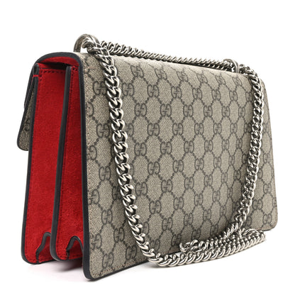 Gucci GG Supreme Monogram Small Dionysus Shoulder Bag Red 3 of 10