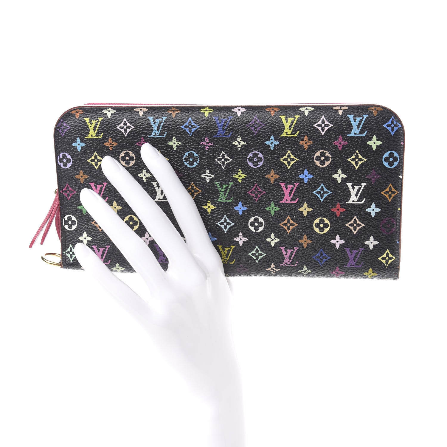 Louis Vuitton Monogram Multicolor Insolite Wallet Black Grenade 2 of 6