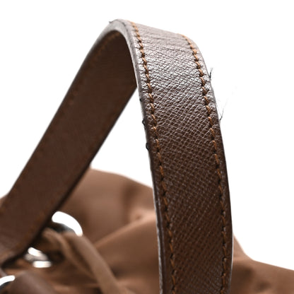 Prada Nylon Vela Medium Cinch Backpack Corinto 13 of 13