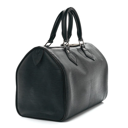 Louis Vuitton Epi Speedy 25 Black 3 of 14