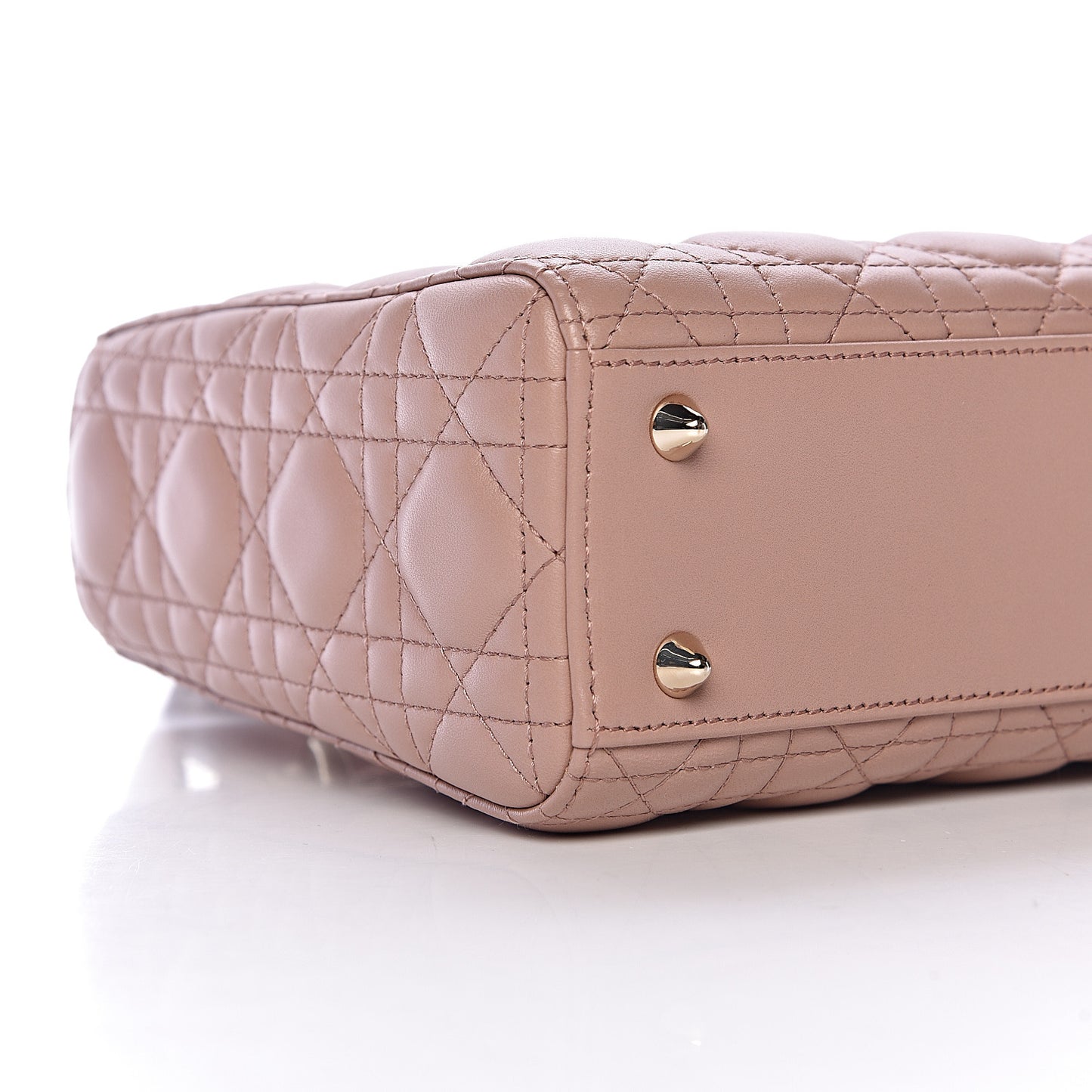 Lambskin Cannage Small Lady Dior Fard