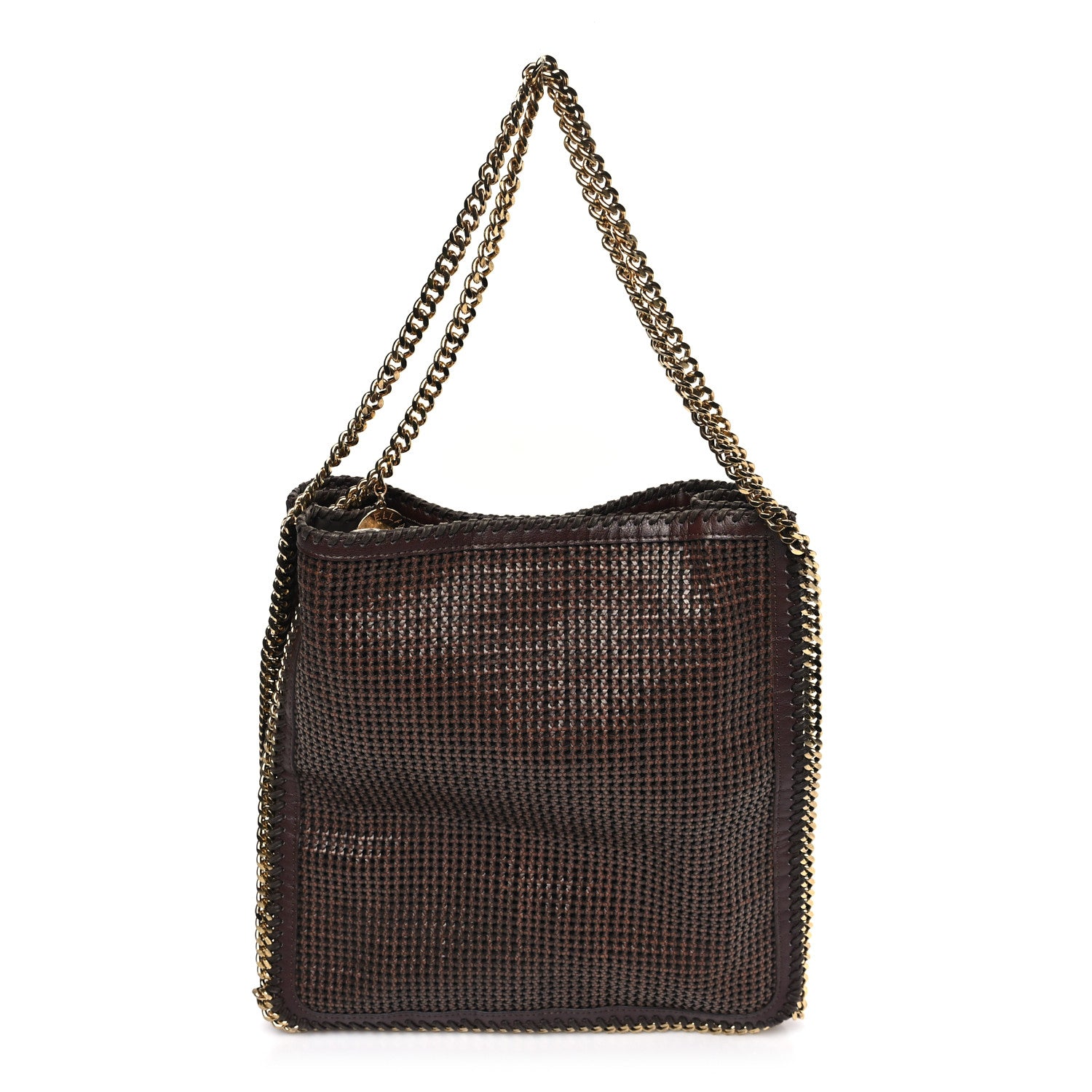 Stella McCartney Raffia Falabella Tote Brown 1 of 9