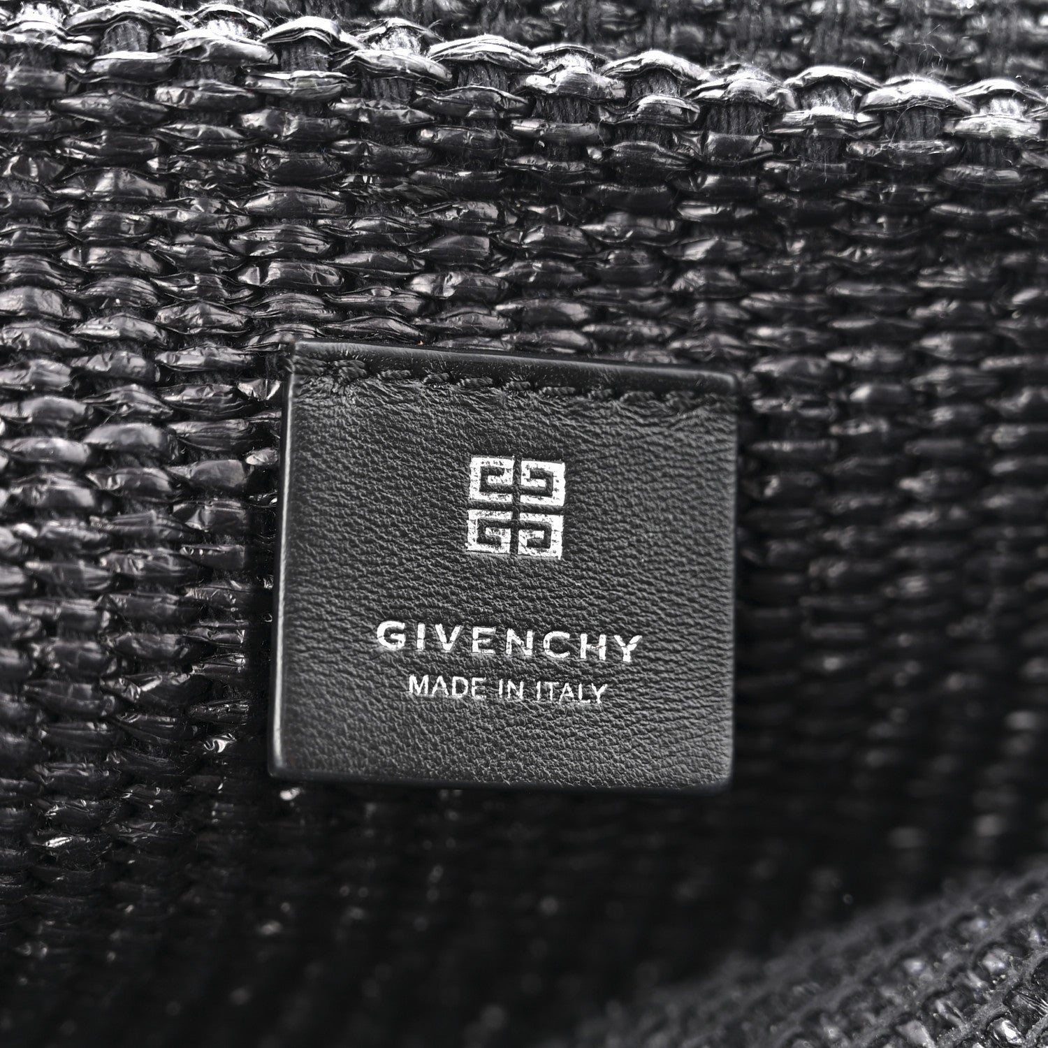 Givenchy Raffia Large G Shopping Tote Black 6 of 12