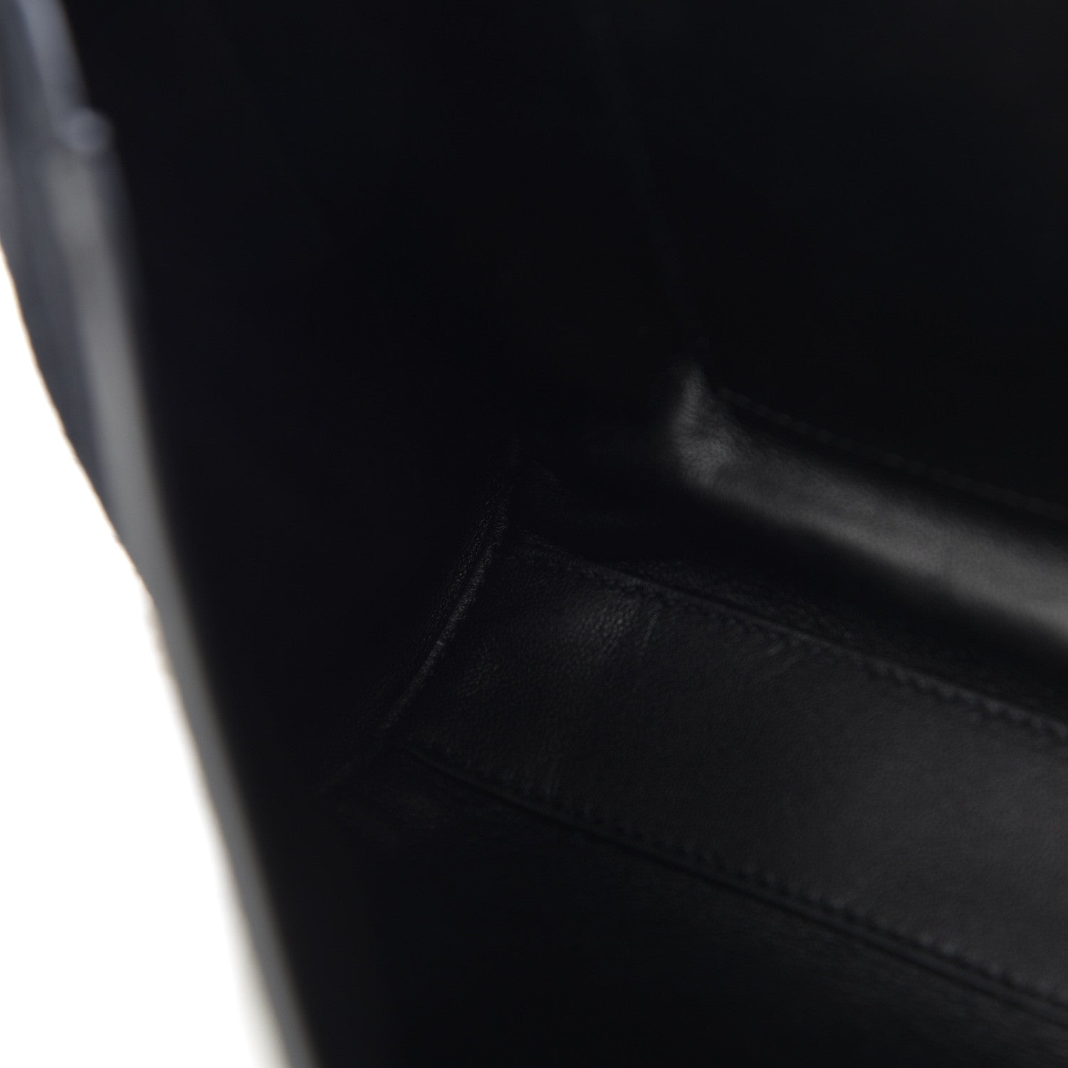 Saint Laurent Smooth Calfskin Suede Medium Reversible Monogram Kate Satchel Black 12 of 19