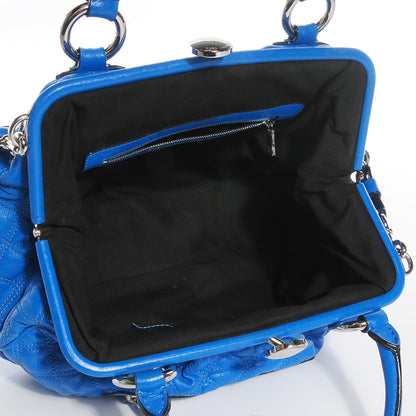 Marc Jacobs Calfskin Quilted Stam Blue 5 of 9