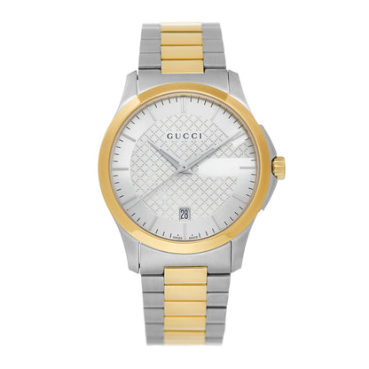 Gucci Stainless Steel 38mm G-Timeless Two Tone Quartz Watch 1 of 5