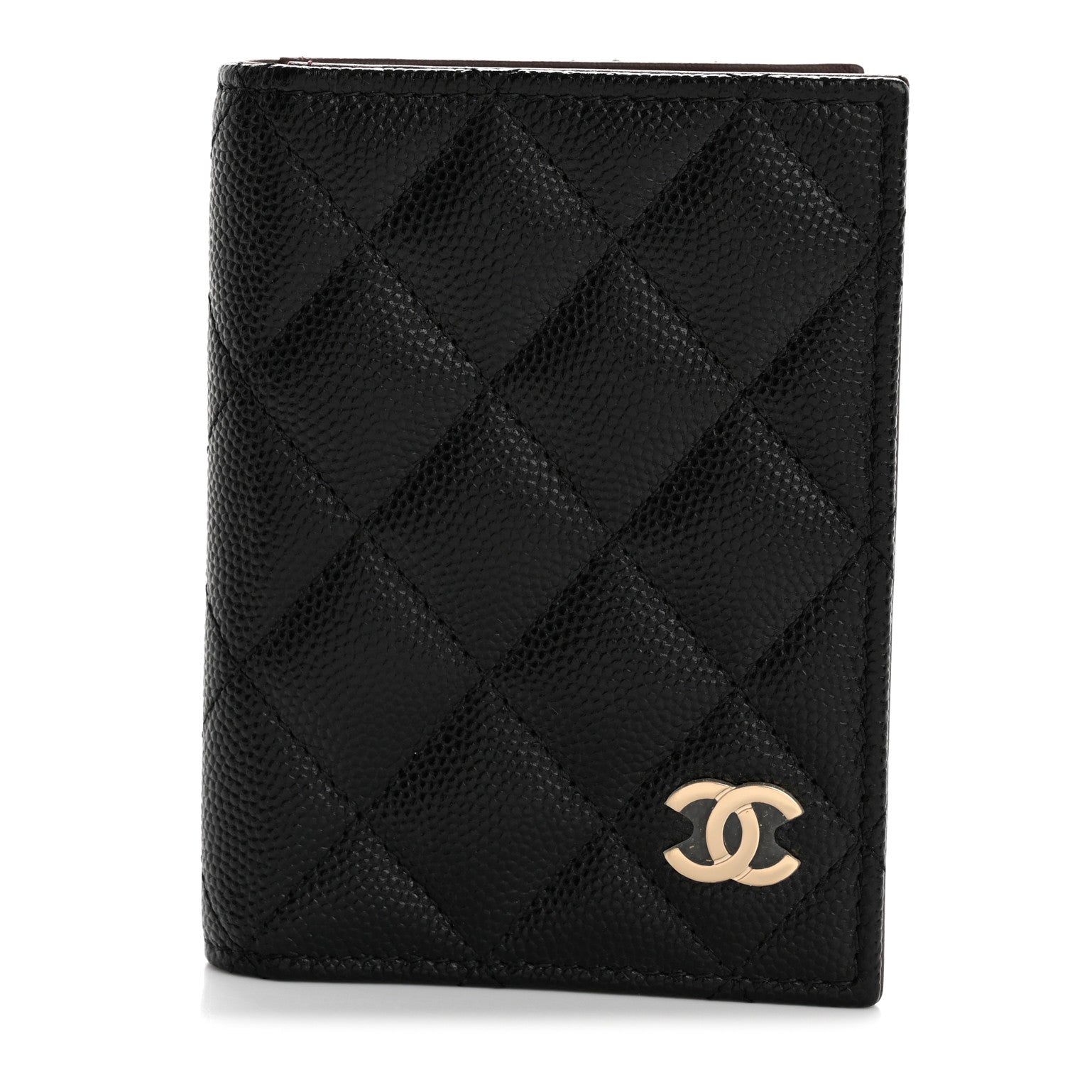 Chanel Caviar Quilted Card Holder Wallet Black 1 of 9