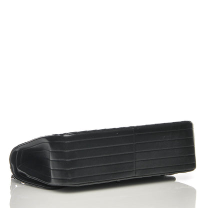 Chanel Lambskin Chevron Quilted Jumbo Double Flap So Black 4 of 9