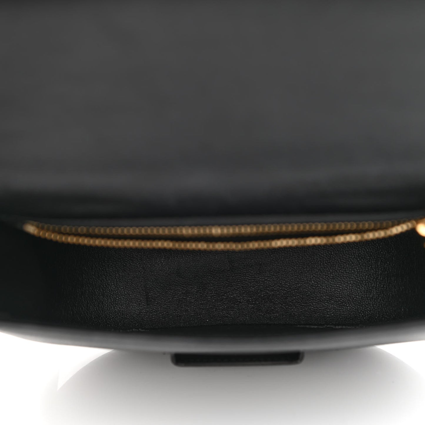 Grained Calfskin Small Trotteur Black