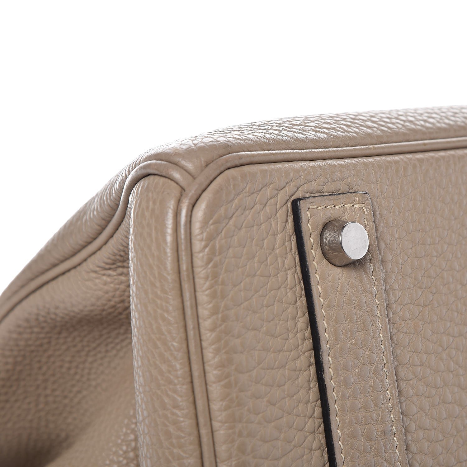 Hermes Taurillon Clemence Birkin 40 Gris Tourterelle 26 of 33