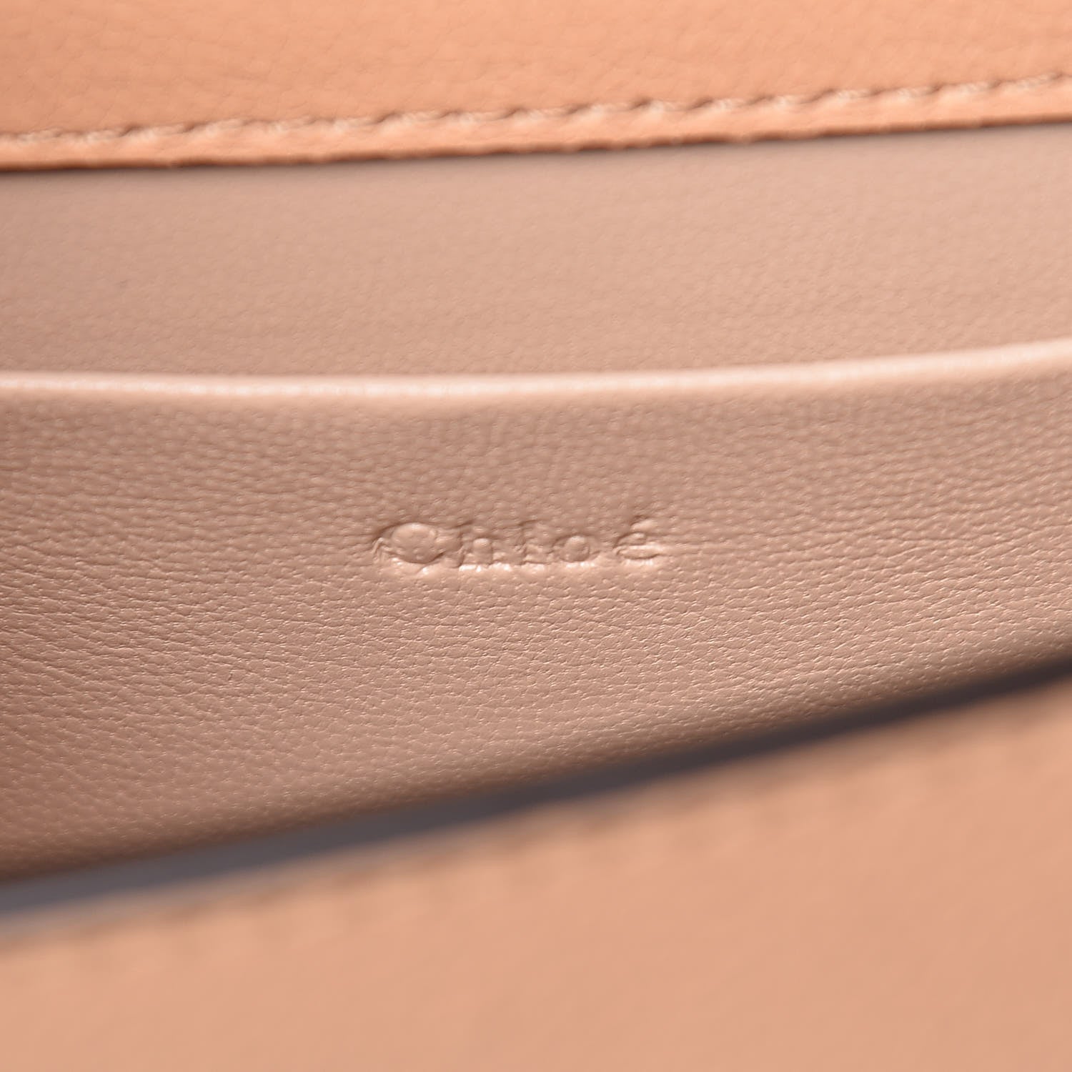 Chloe Suede Calfskin Constellation Studded Small Nile Bracelet Minaudiere Bag Blush Nude 8 of 10