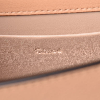 Chloe Suede Calfskin Constellation Studded Small Nile Bracelet Minaudiere Bag Blush Nude 8 of 10