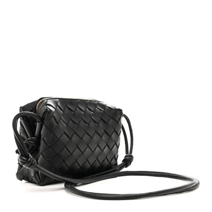 Bottega Veneta Nappa Intrecciato Mini Loop Camera Bag Black 3 of 11