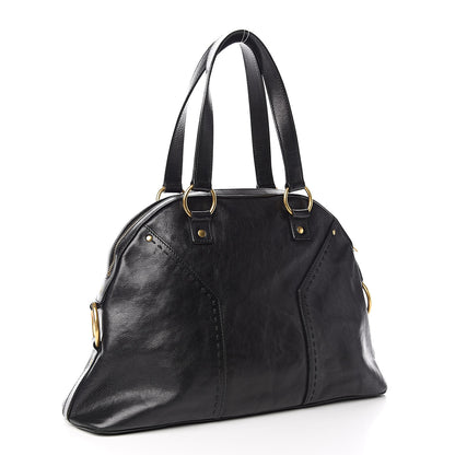Saint Laurent Calfskin Large Muse Black 3 of 12
