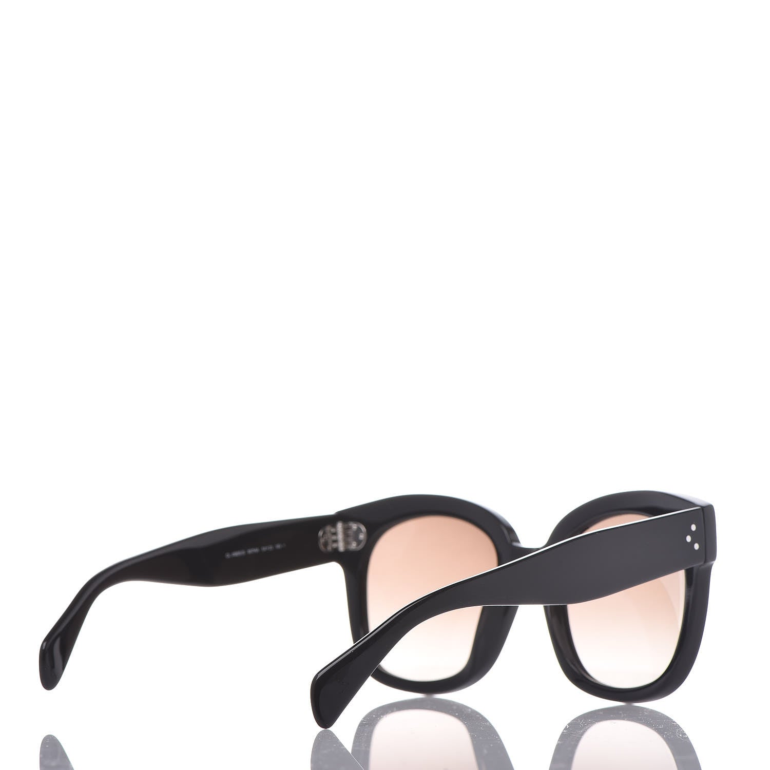 Celine New Audrey Sunglasses CL 41805/S Black 4 of 10
