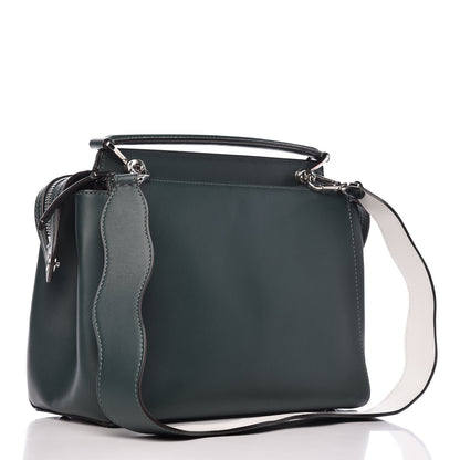 Fendi Vitello Baltico Century Dolce Waves DotCom Satchel Verde Inglese White 3 of 15