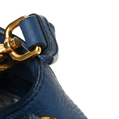 Prada Vitello Daino Tote Cobalto 15 of 16