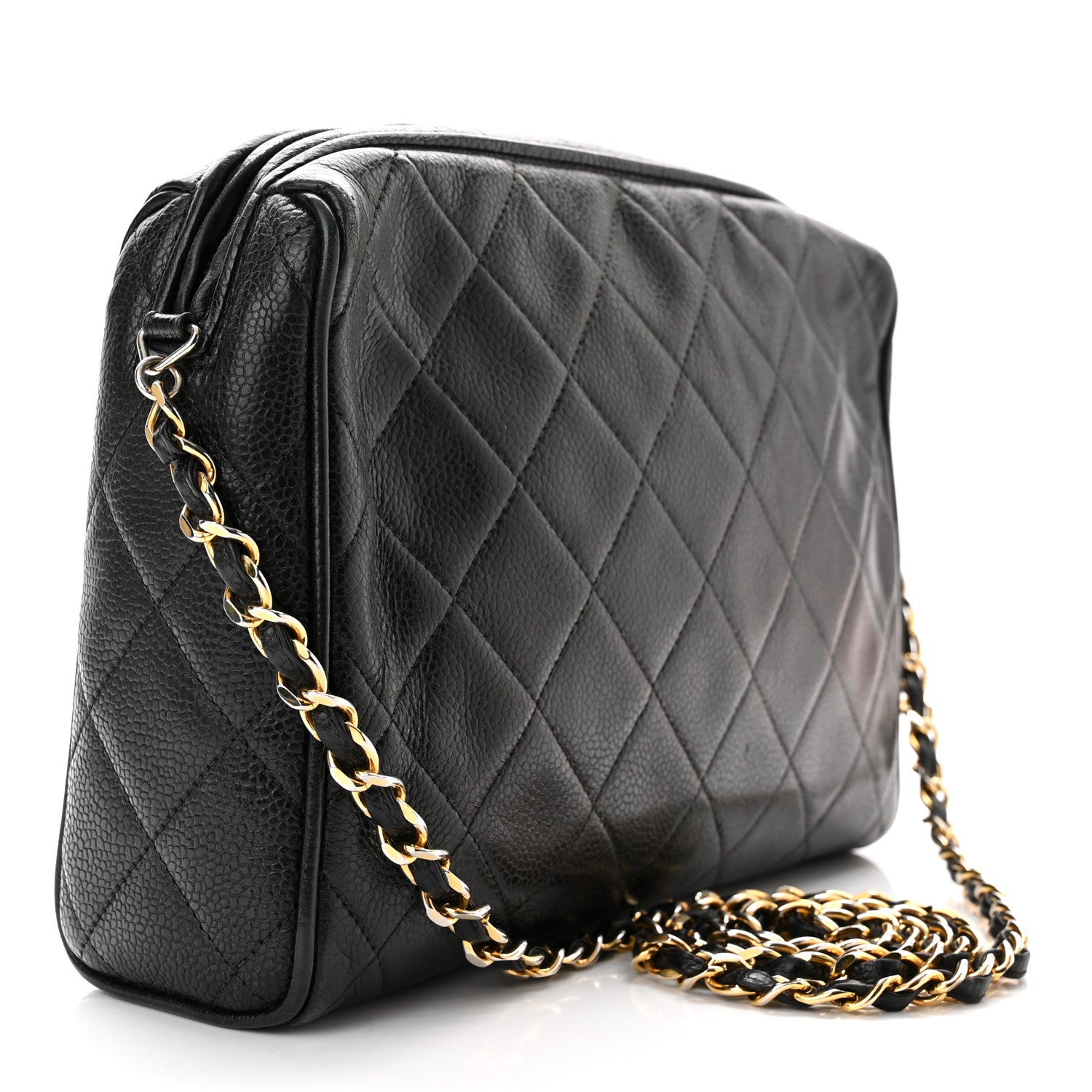 Chanel Caviar Quilted Camera Case Black 3 of 10