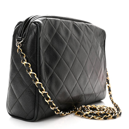 Chanel Caviar Quilted Camera Case Black 3 of 10