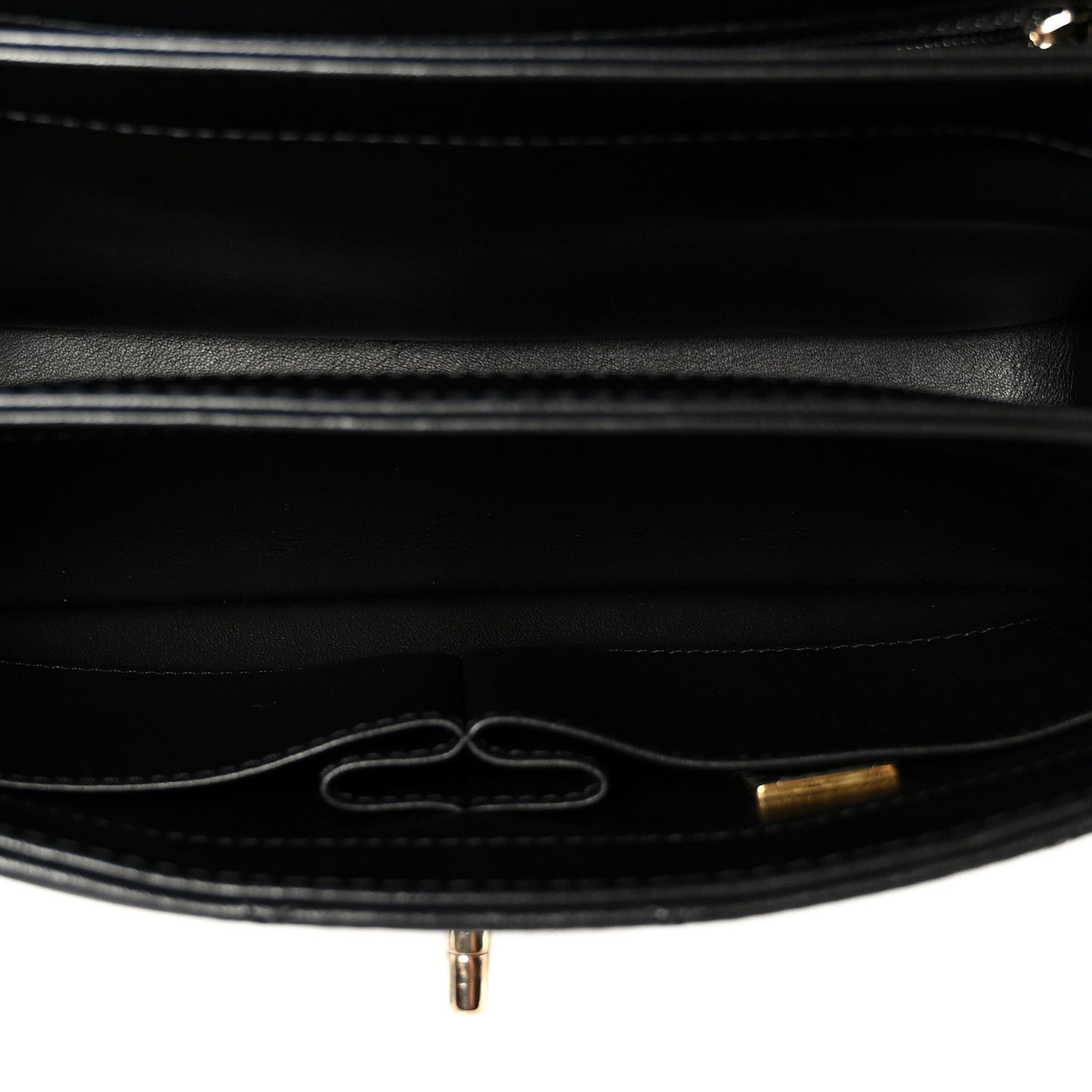 Lambskin Quilted Small Trendy CC Dual Handle Flap Bag Black