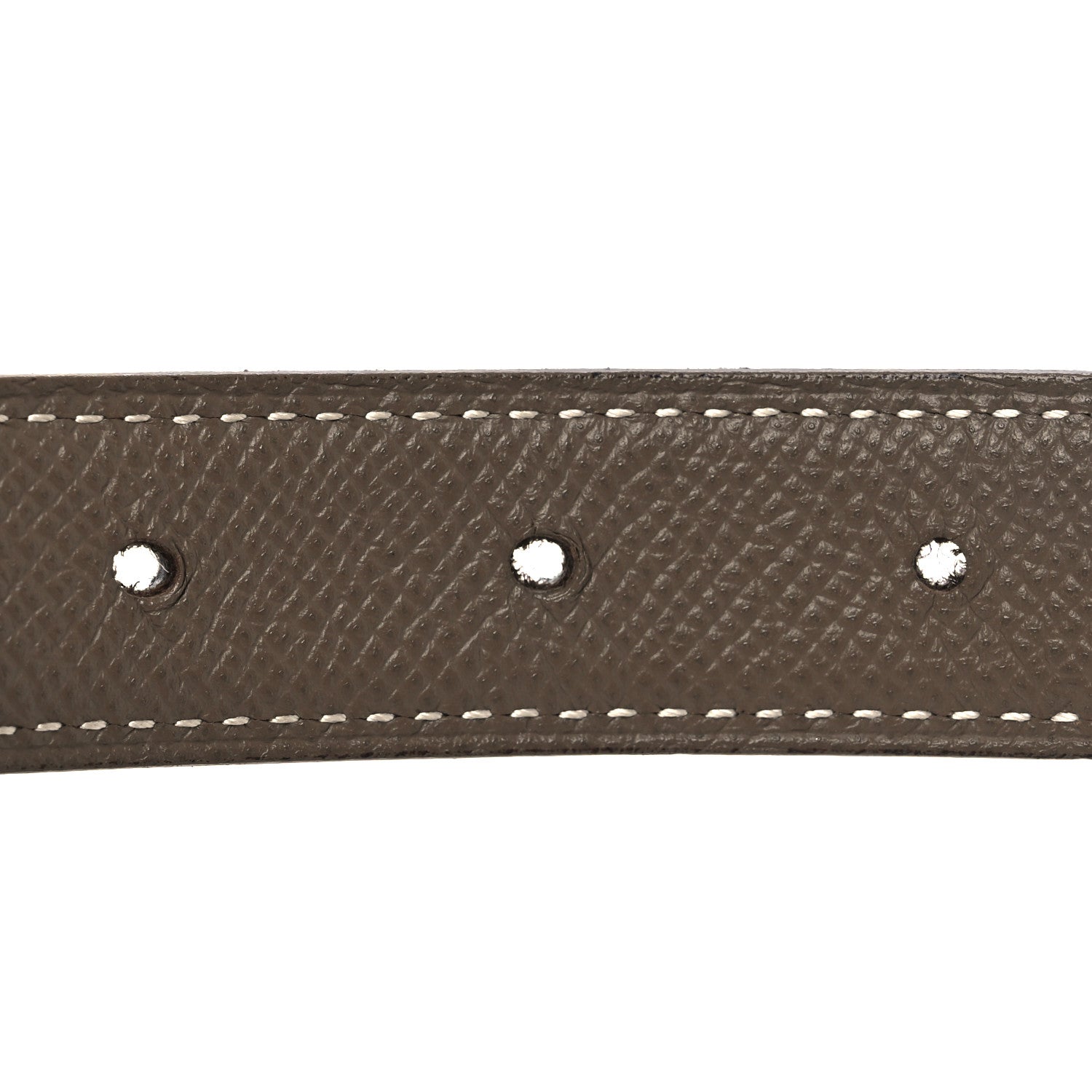 Hermes Swift Epsom 24mm Mini Constance H 85 34 Belt Black Etoupe 4 of 7
