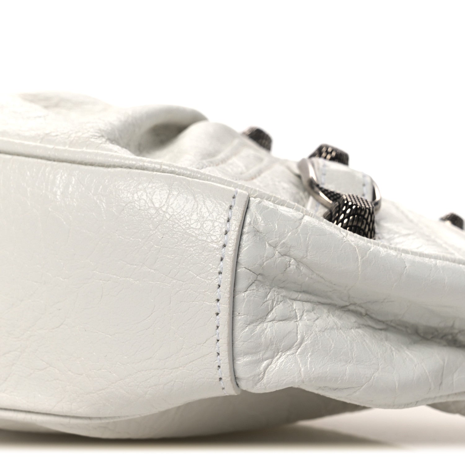 Balenciaga Agneau Arena Le Cagole Shoulder Bag XS Optic White 11 of 11