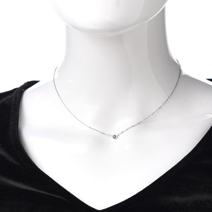 Cartier 18K White Gold Sapphire Saphirs Legers de Pendant Necklace 2 of 6