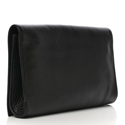 Gucci Pebbled Calfskin Medium Soho Clutch Black 3 of 19
