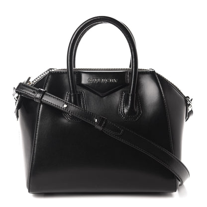 Givenchy Shiny Lord Calfskin Mini Antigona Black 1 of 10