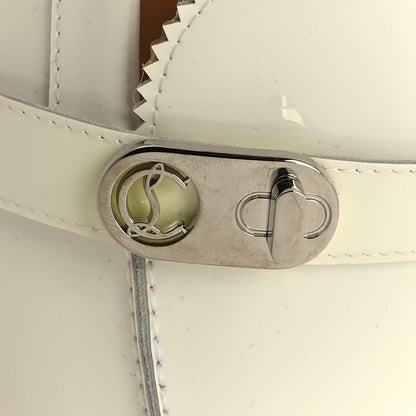 Christian Louboutin Patent Lock Woody Loafers 40 White 8 of 8