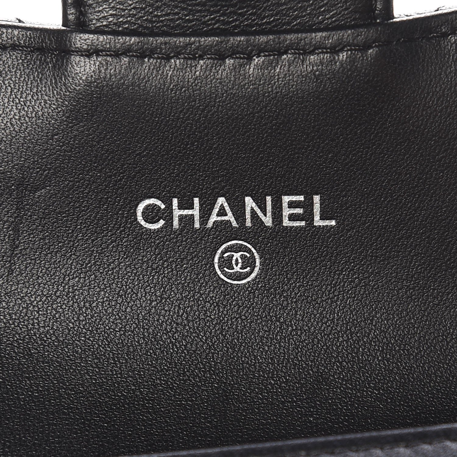 Chanel Lambskin Quilted Flap Card Holder Black 6 of 9