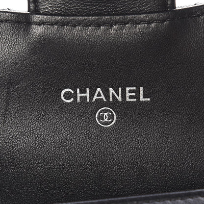 Chanel Lambskin Quilted Flap Card Holder Black 6 of 9