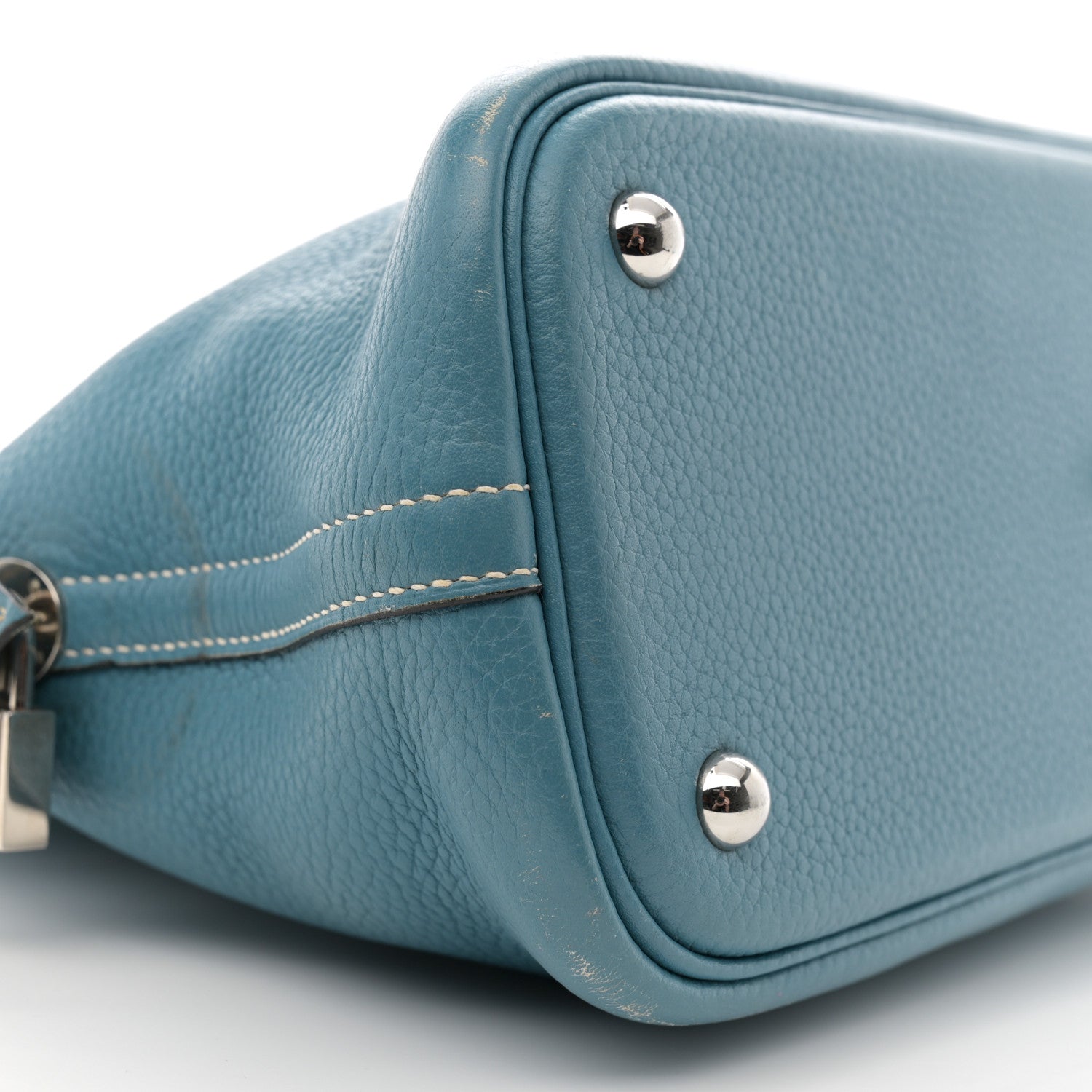 Hermes Taurillon Clemence Bolide 31 Blue Jean 9 of 16