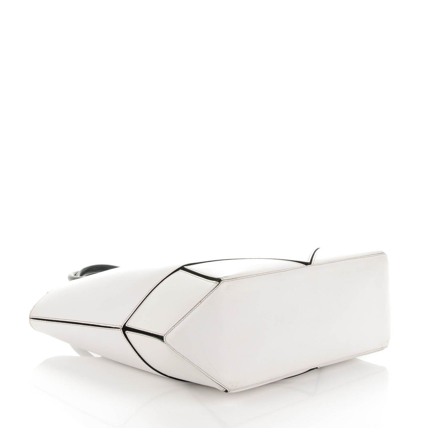 Nappa Easy Tote White Black
