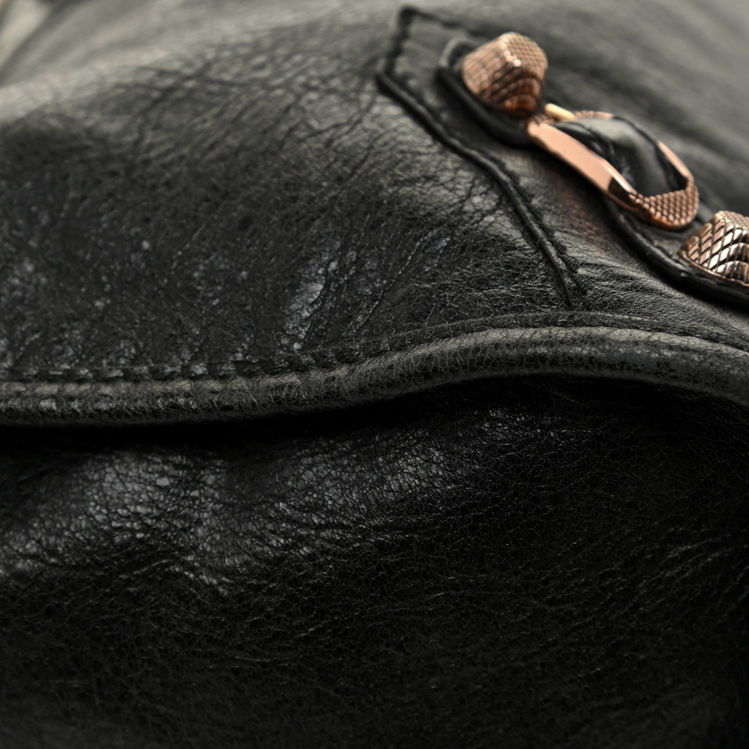 Balenciaga Agneau Giant 12 Rose Gold Hardware City Black 19 of 19